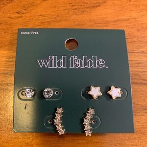Wild fable stud earrings stars